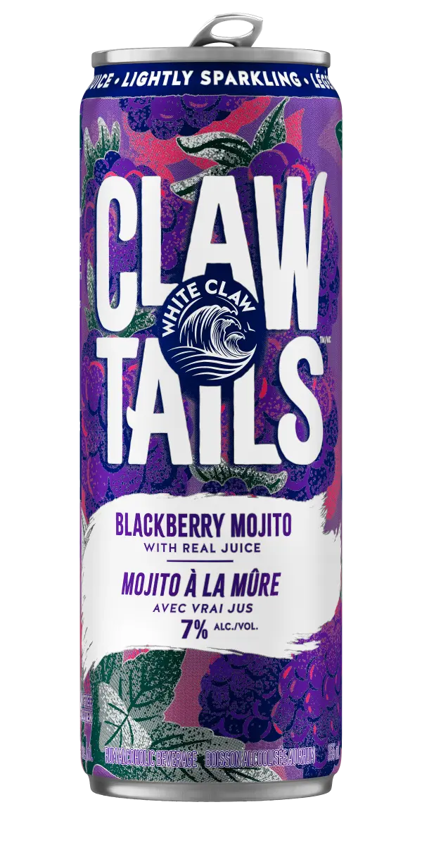 Whiteclaw Blackberry Mojito